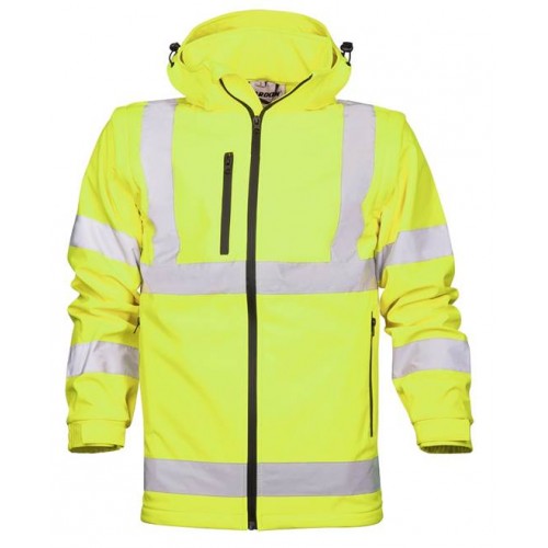 Bunda softshellová ARDON®REF501 hi-viz žltá Bunda softshellová ARDON®REF501 hi-viz žltá